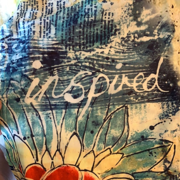 MISSLOOK NWOT Yellow Inspired Tee Size XL - Picture 4 of 5